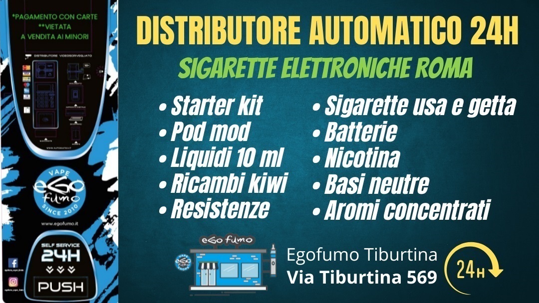 Rivenditore Sigarette elettroniche Kiwi Roma - Egofumo